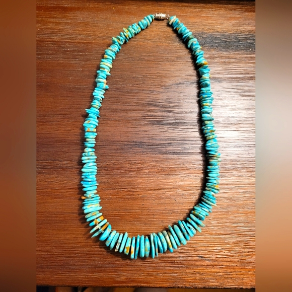 Vintage Chunky Turquoise Necklace